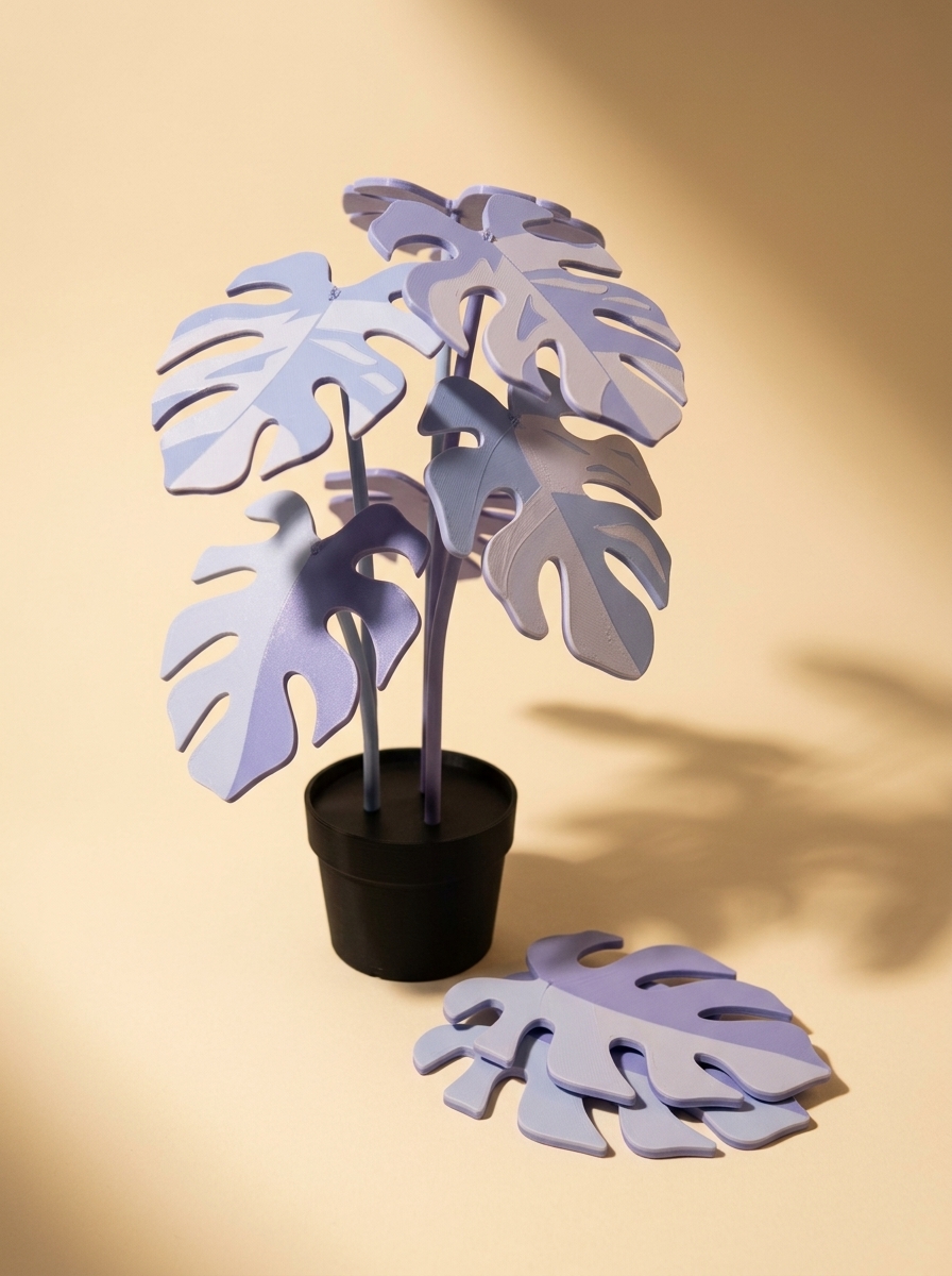 Monstera Leaf Oasis