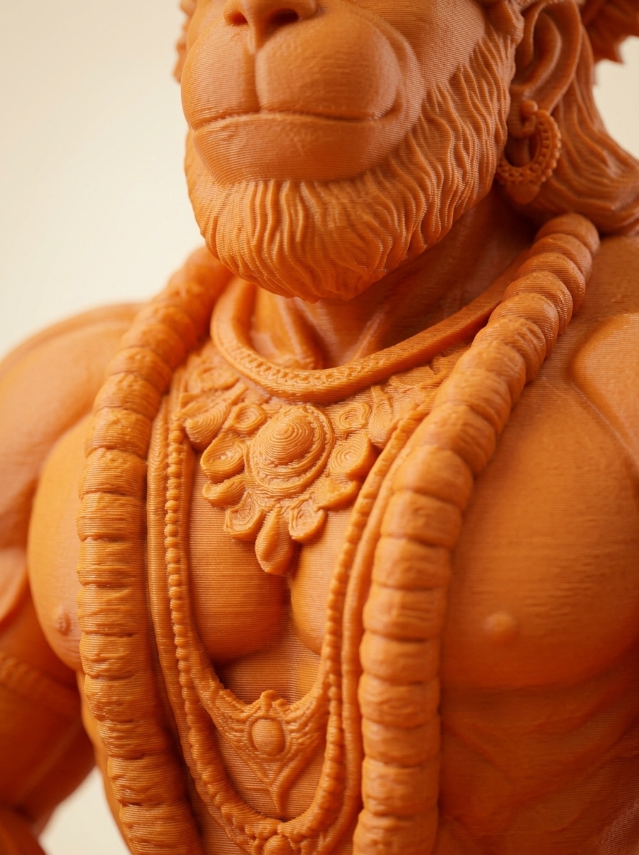 Meditating Hanuman Ji Idol