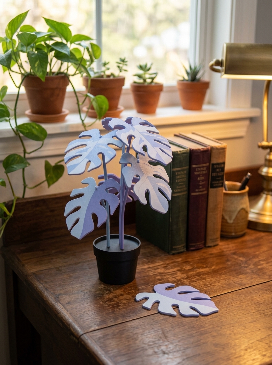 Monstera Leaf Oasis